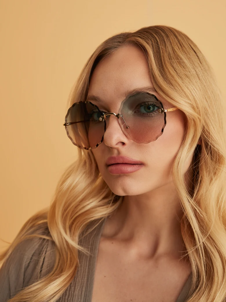BIG ROUND SUNGLASSES