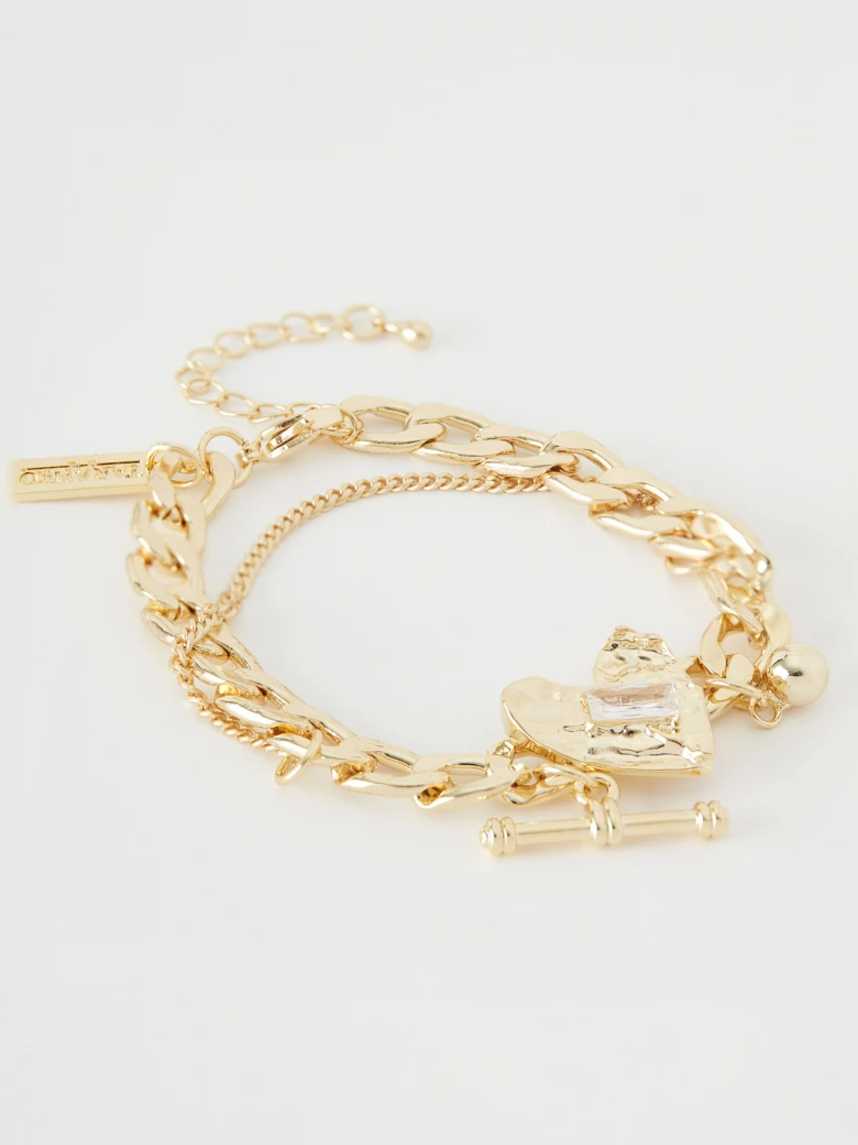 Bracelet with heart motif