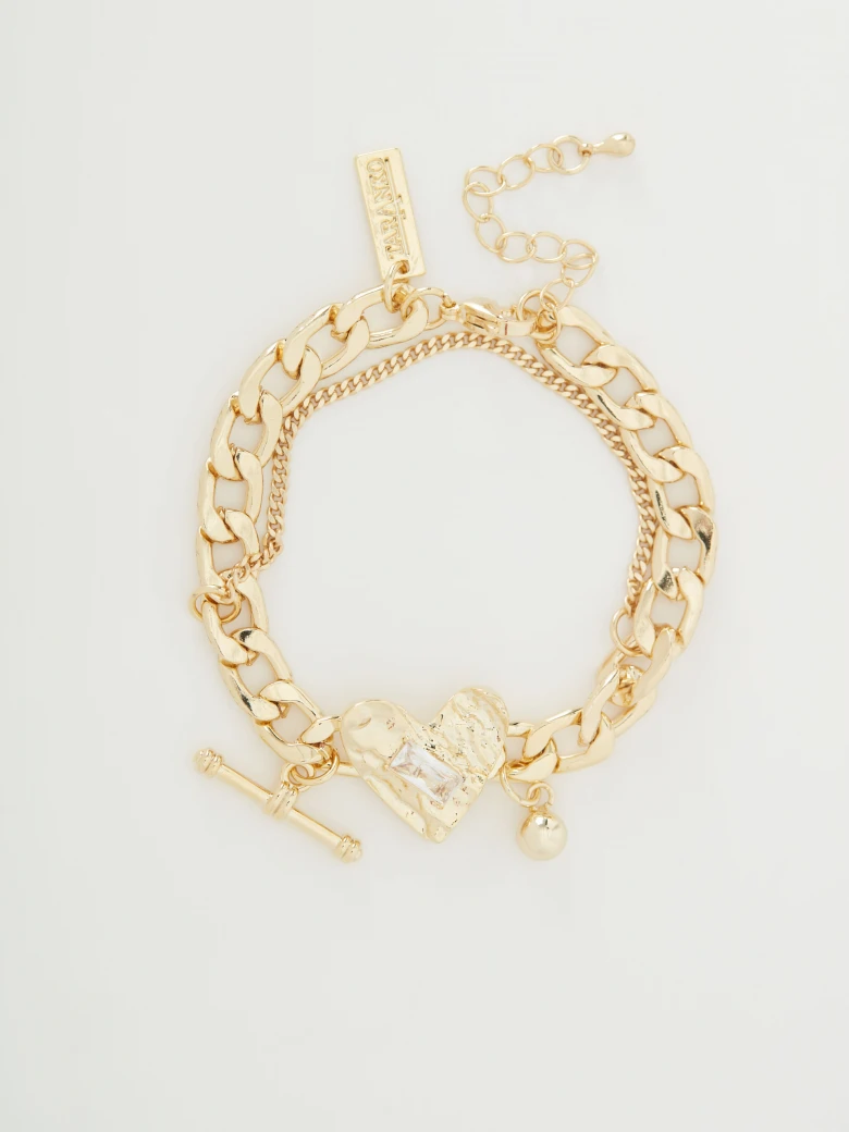 Bracelet with heart motif
