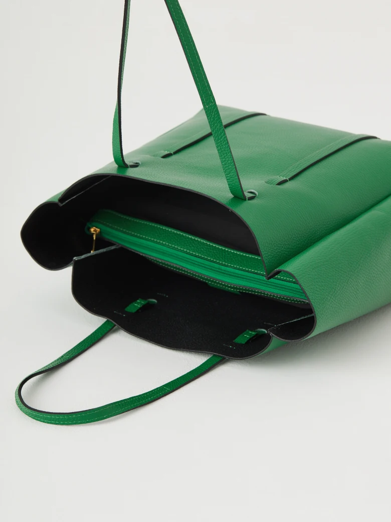 Green shopper bag