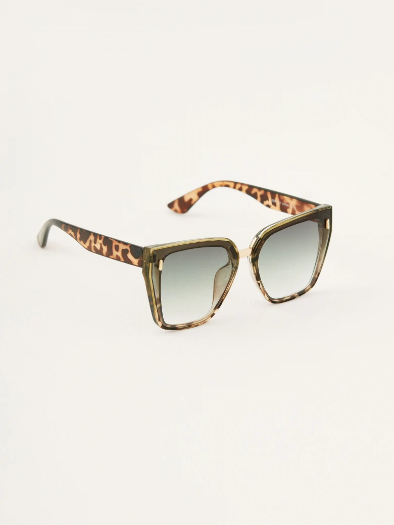 Decorative sunglasses in chrysalis color