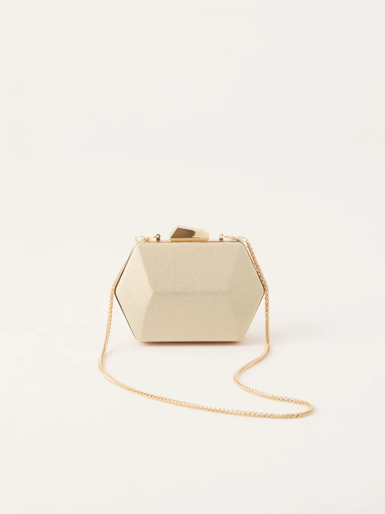 Gold chain handbag