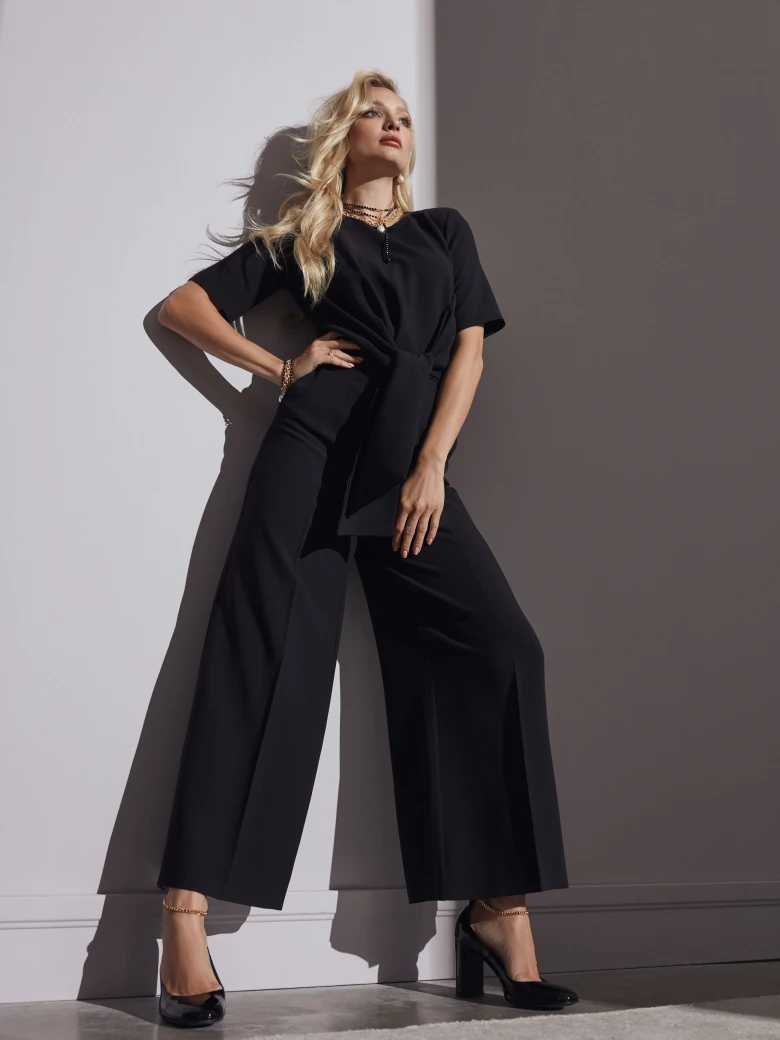 Kombinezon z nogawkami wide leg