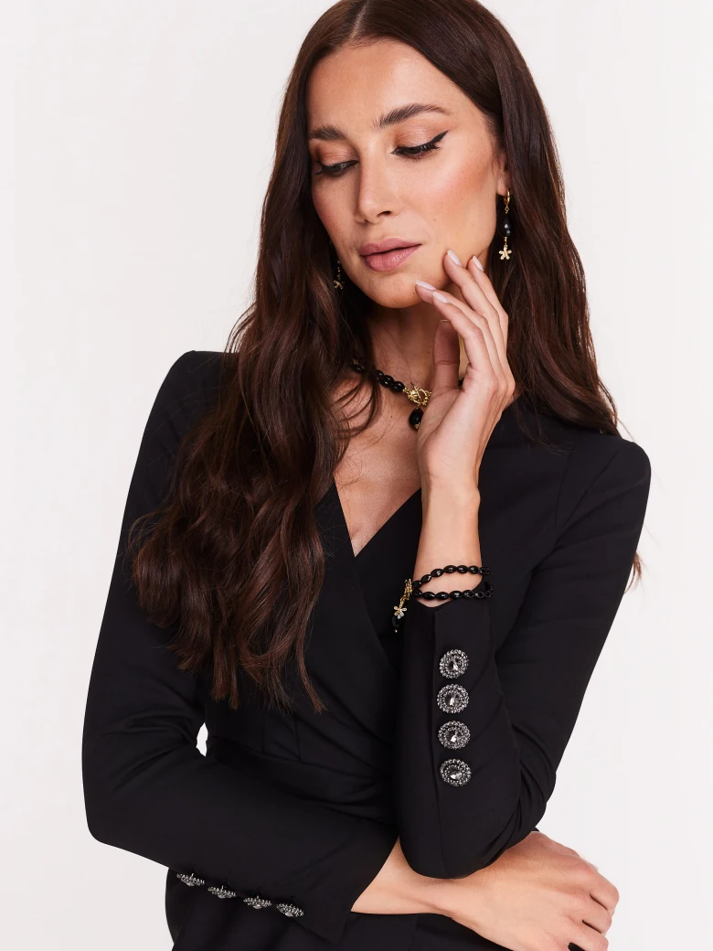 Envelope black dress
