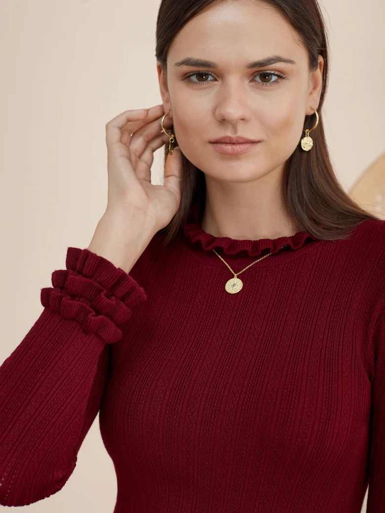 GOLD PLATED NECKLACE WITH COIN