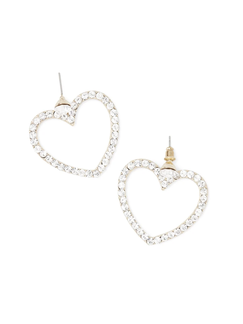 LONG HEART EARRINGS
