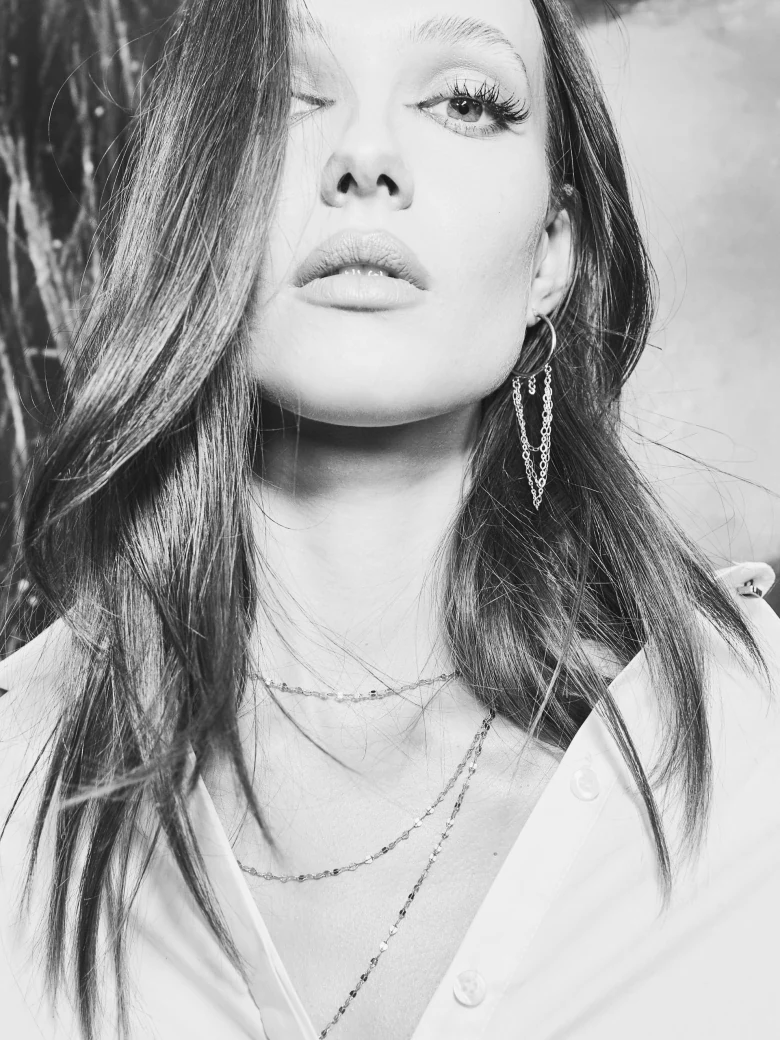 SILVER CASCADE NECKLACE