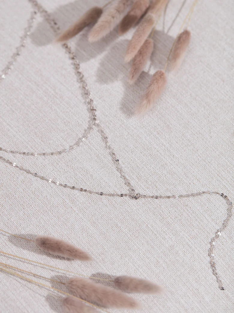 SILVER CASCADE NECKLACE