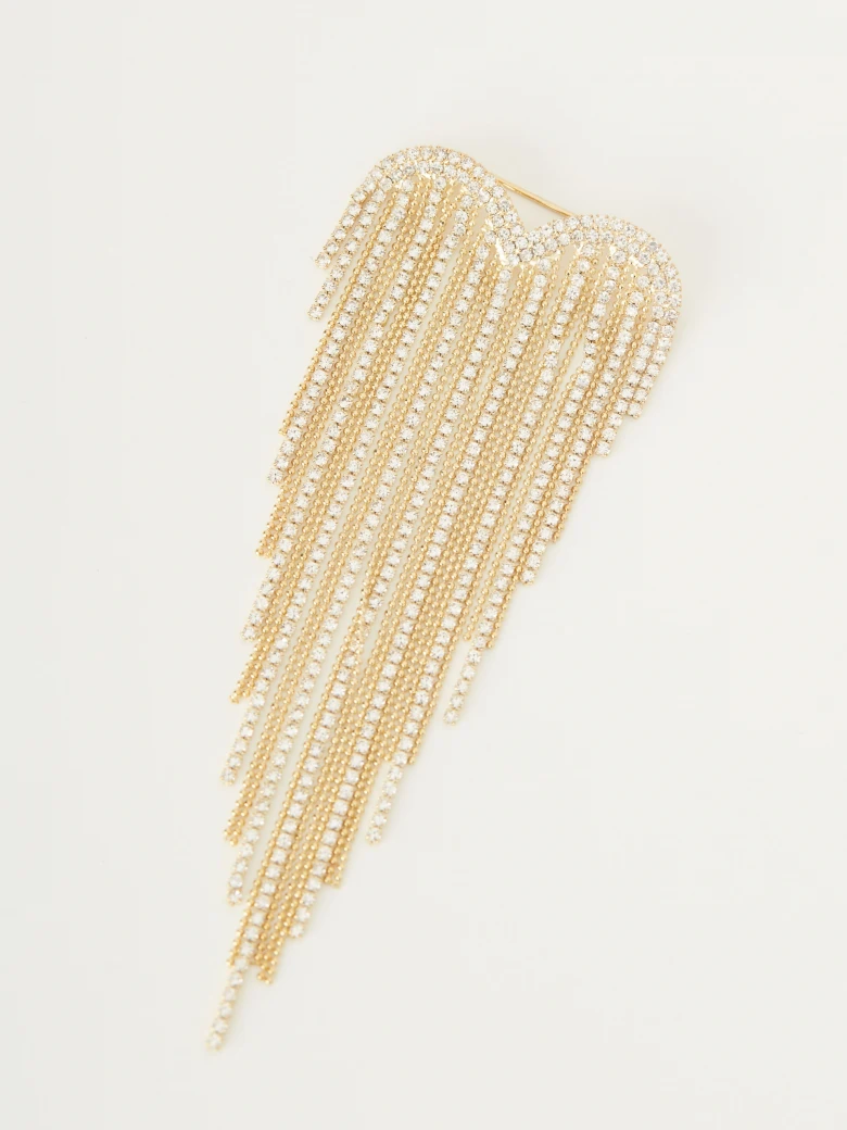 Heart-shaped brooch