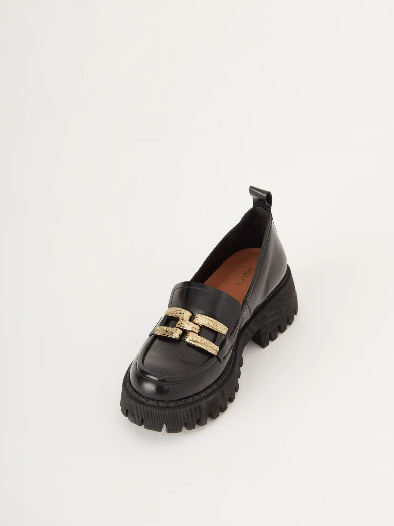 Black moccasins