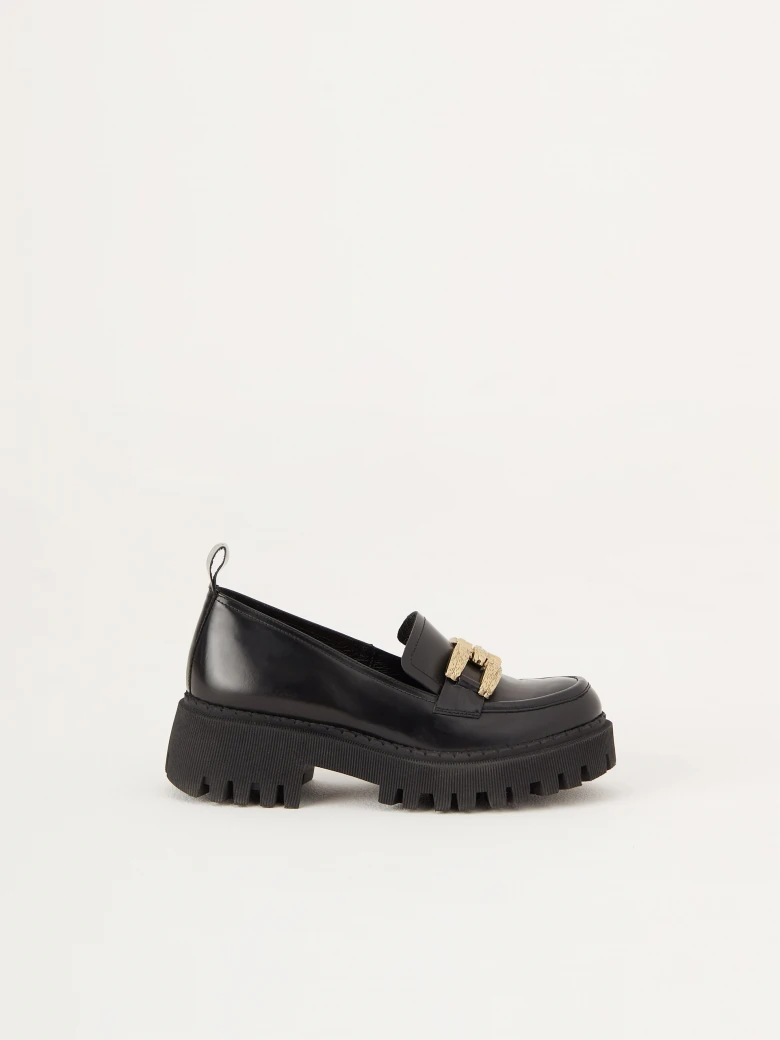 Black moccasins