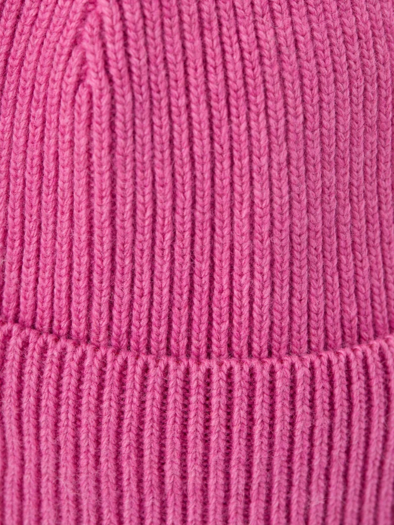 Beanie with wool and cashmere
