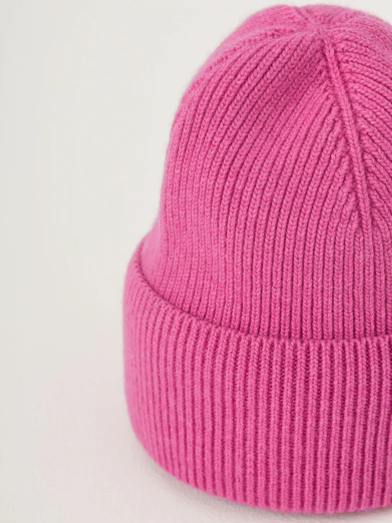 Beanie with wool and cashmere