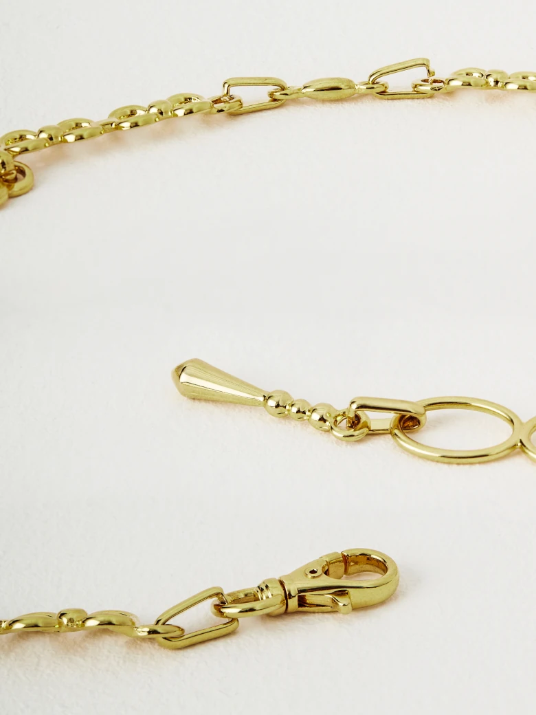 Golden chain belt
