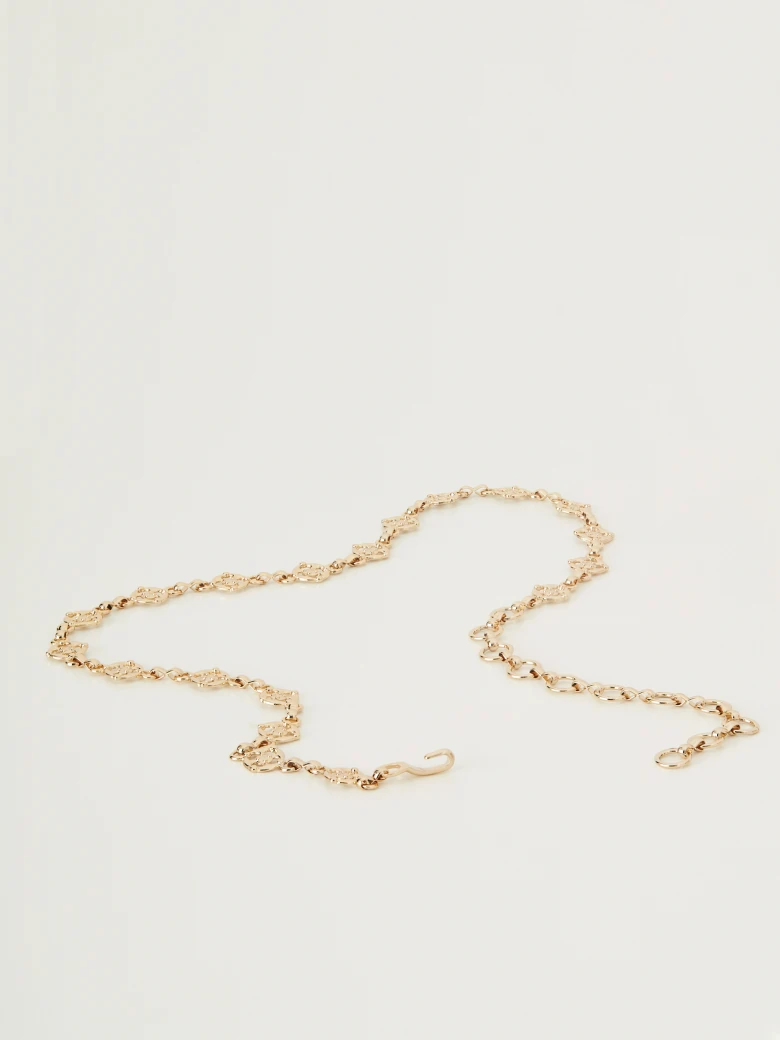 Gold chain-type belt