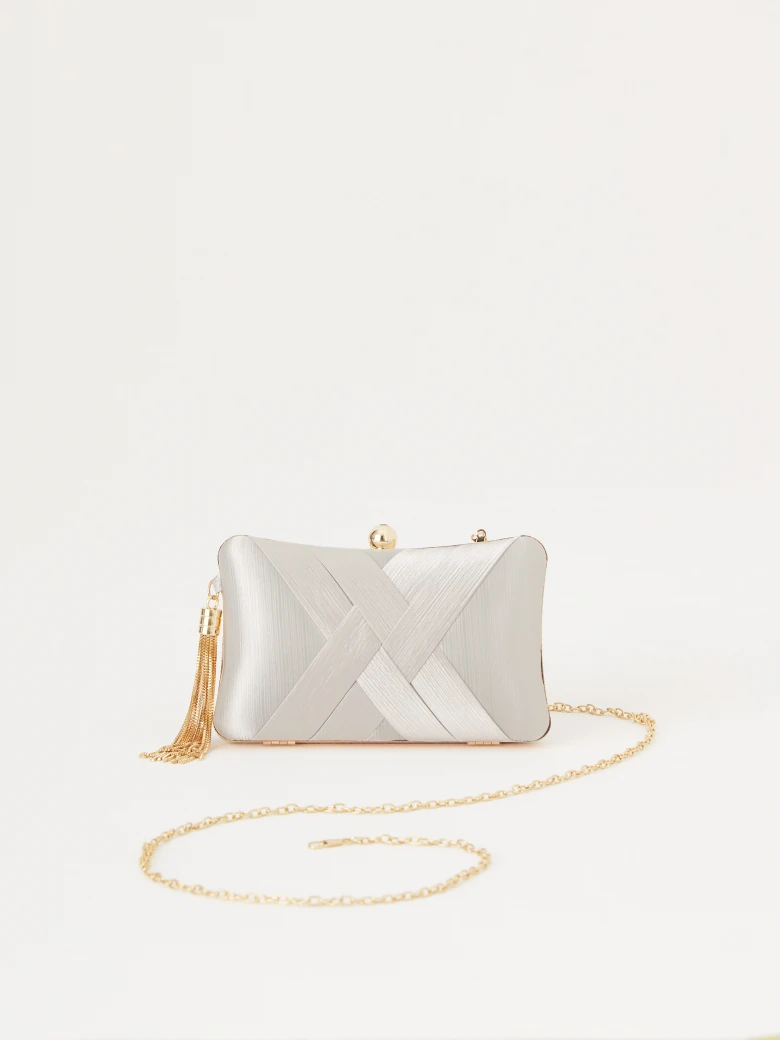 Silver handbag