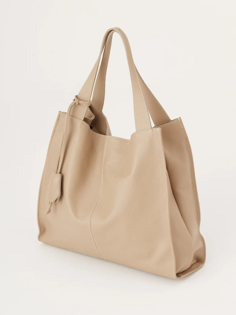 Torebka shopper w kolorze taupe