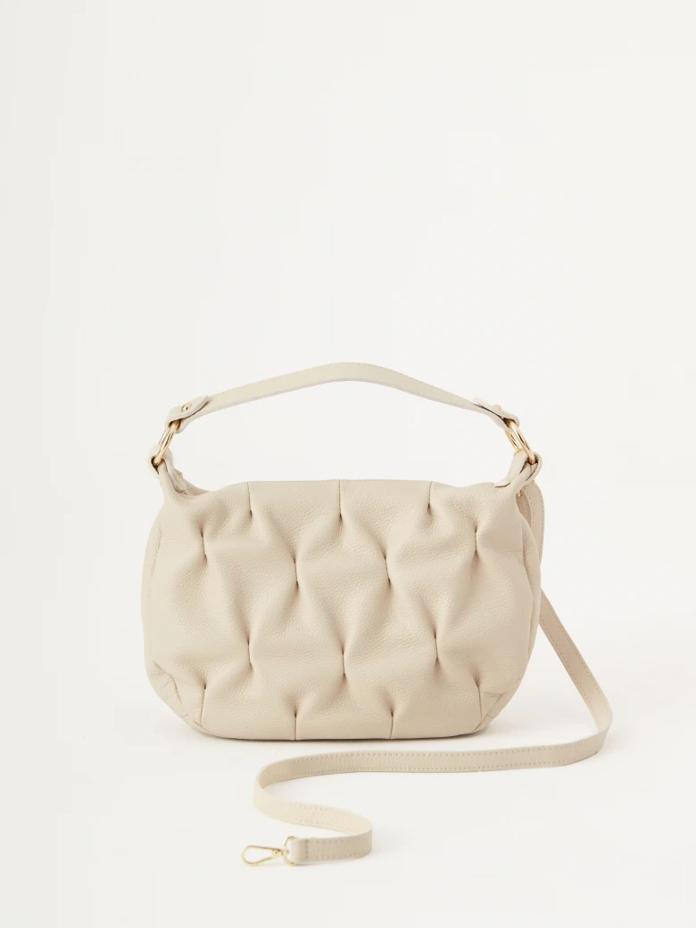 Baige leather handbag