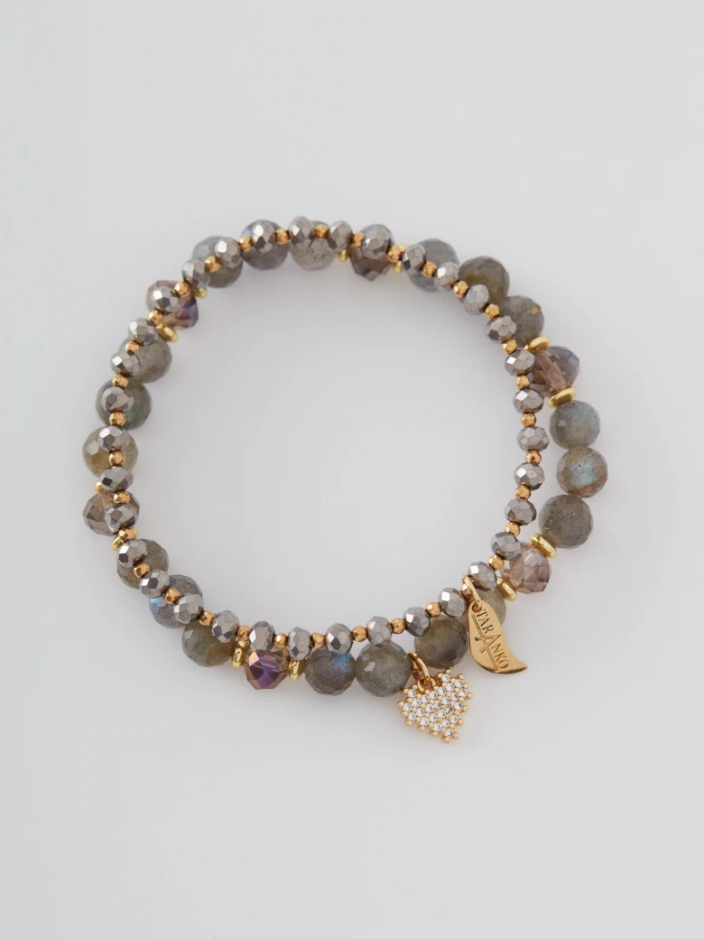 Set of bracelets on rubber band