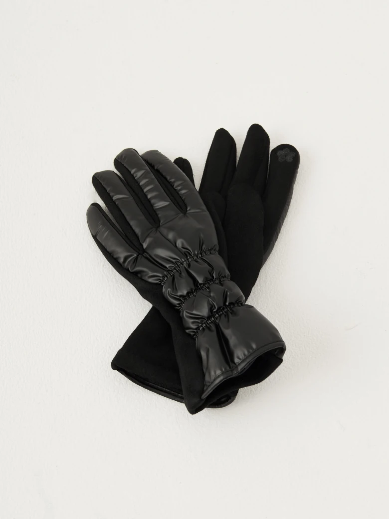 Black down gloves
