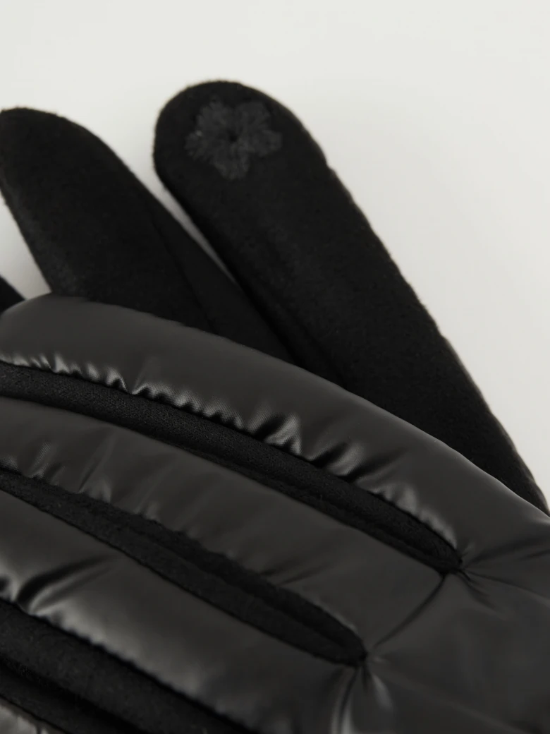 Black down gloves