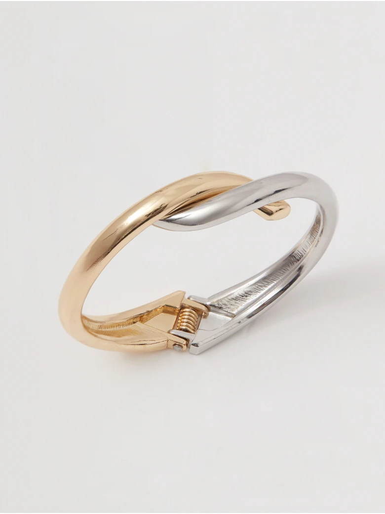Gold and silver bracelet