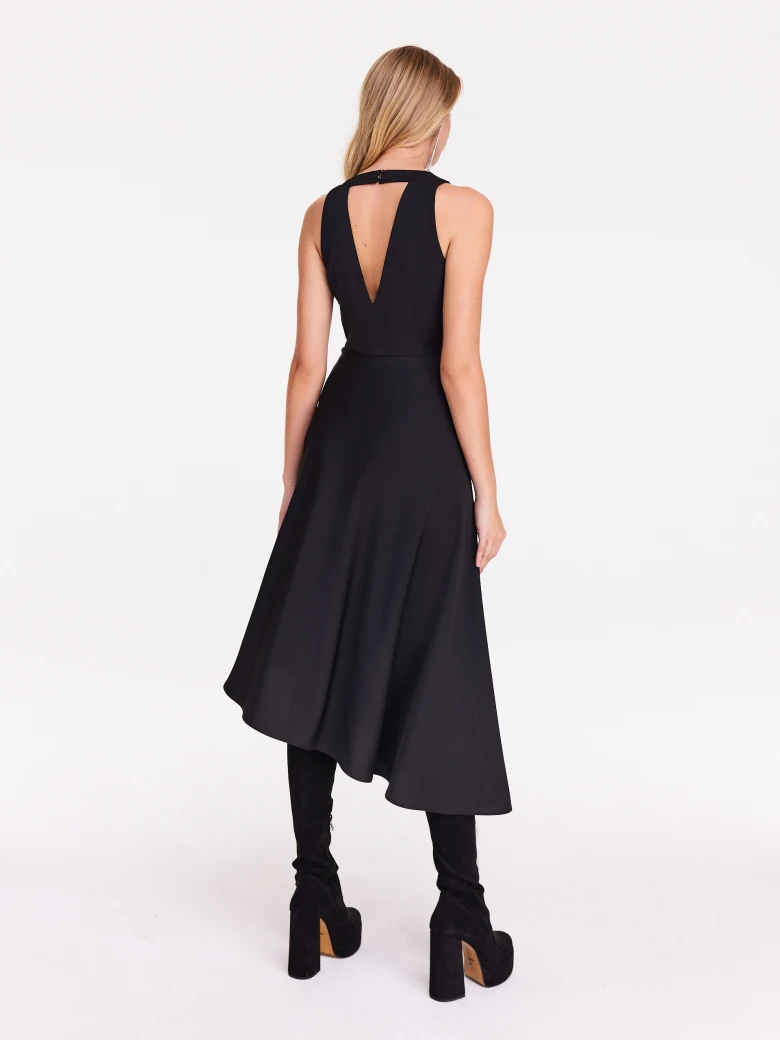 Elegant airy knee-length dress