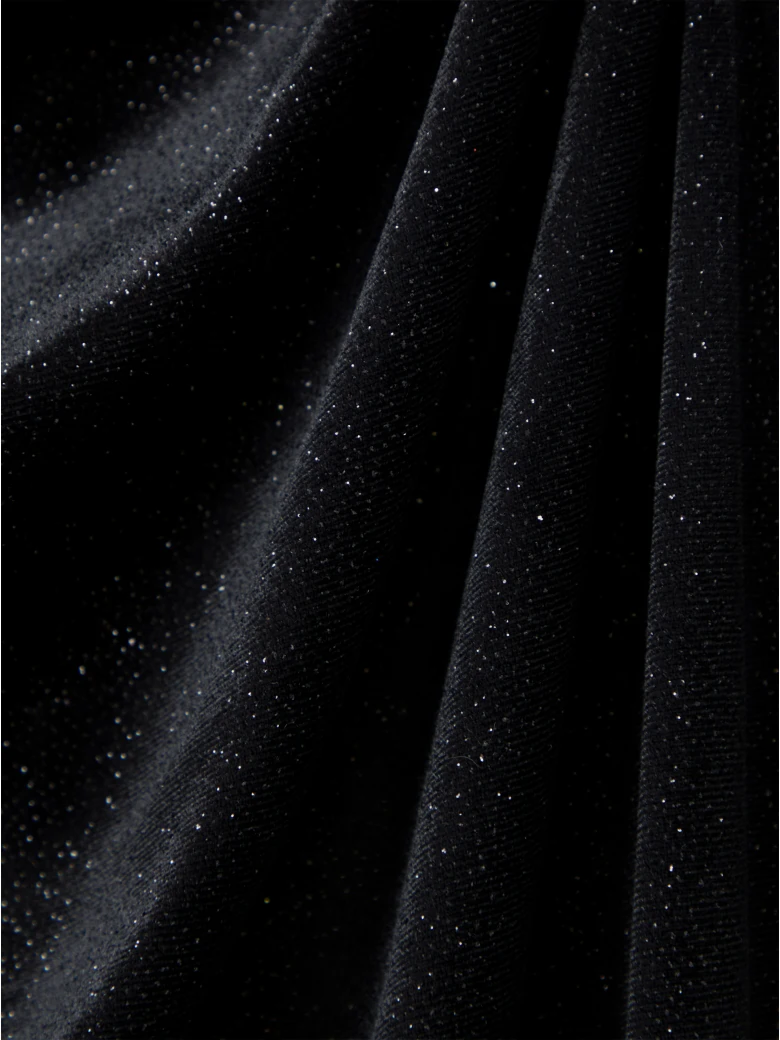 Black maxi dress with a low back