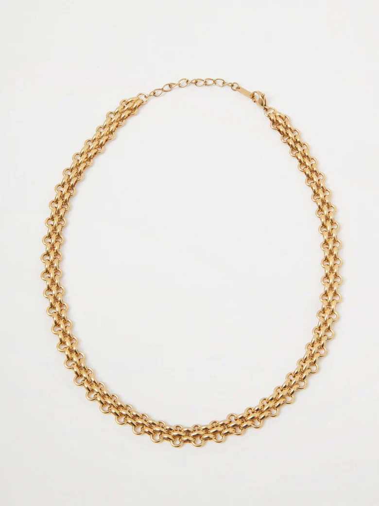 Gold-plated chain necklace