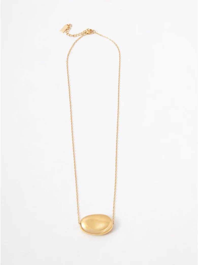 Gold-plated necklace with pendant