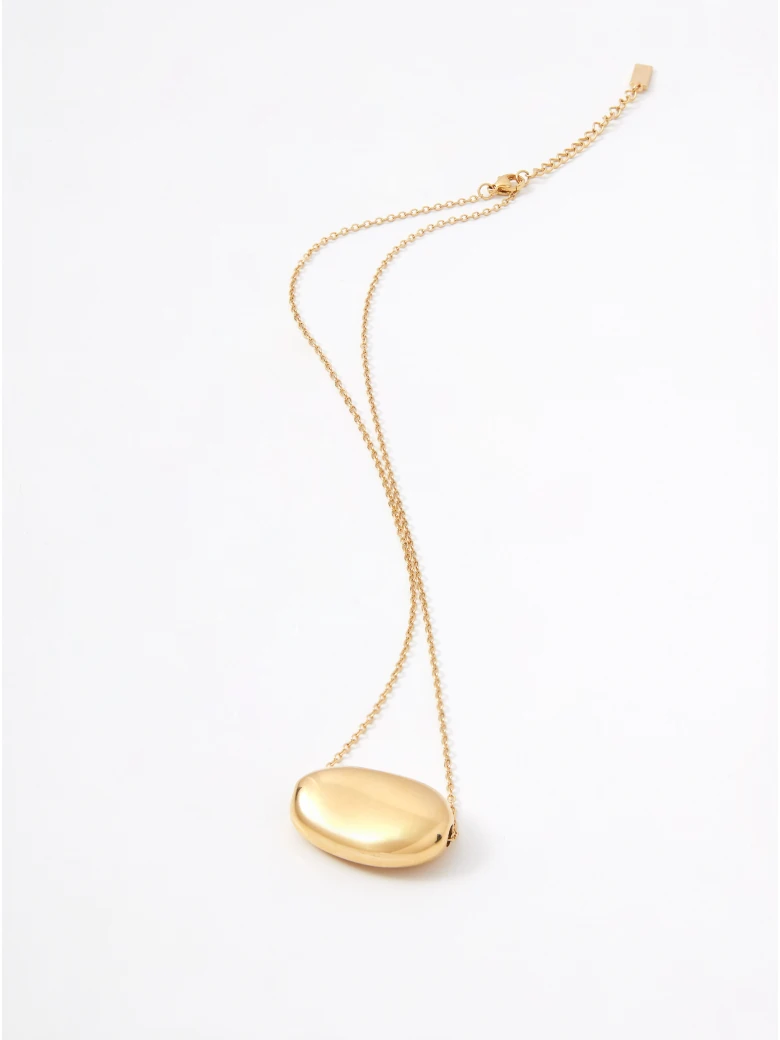 Gold-plated necklace with pendant