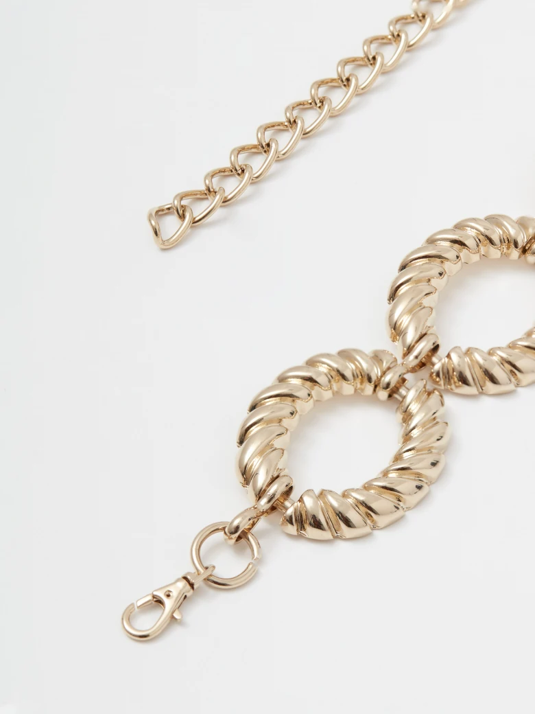 Gold chain belt