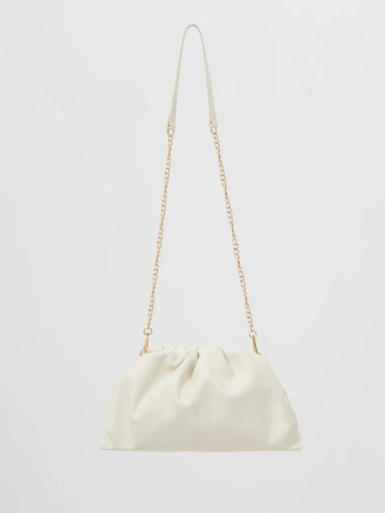 Small leather bag made of natural leather