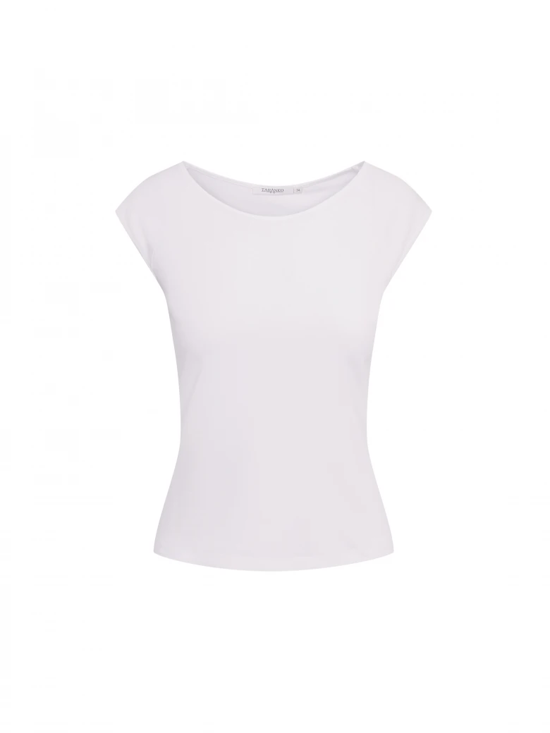 White short-sleeved blouse