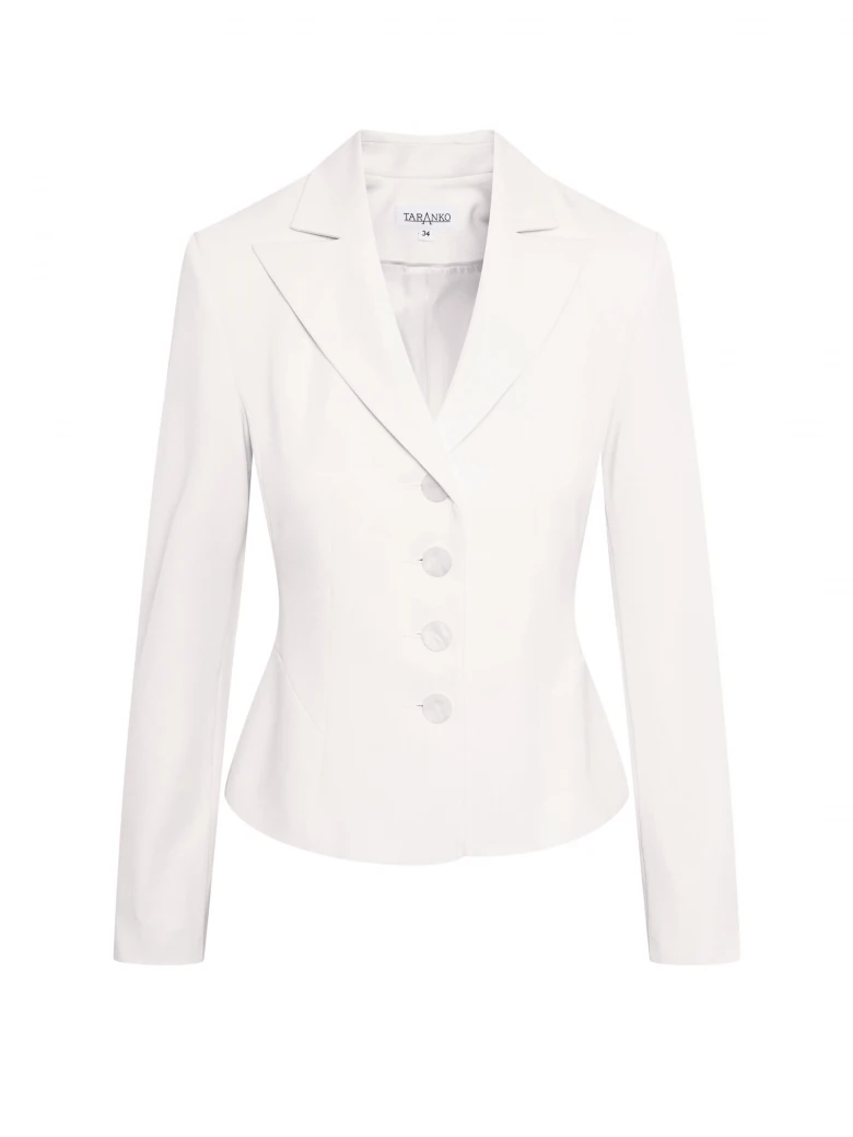 White tailored blazer